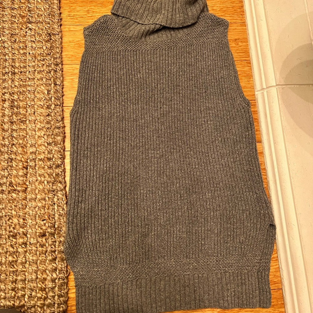 Ralph Lauren Grey Turtle Neck Sweater Dress/Tunic